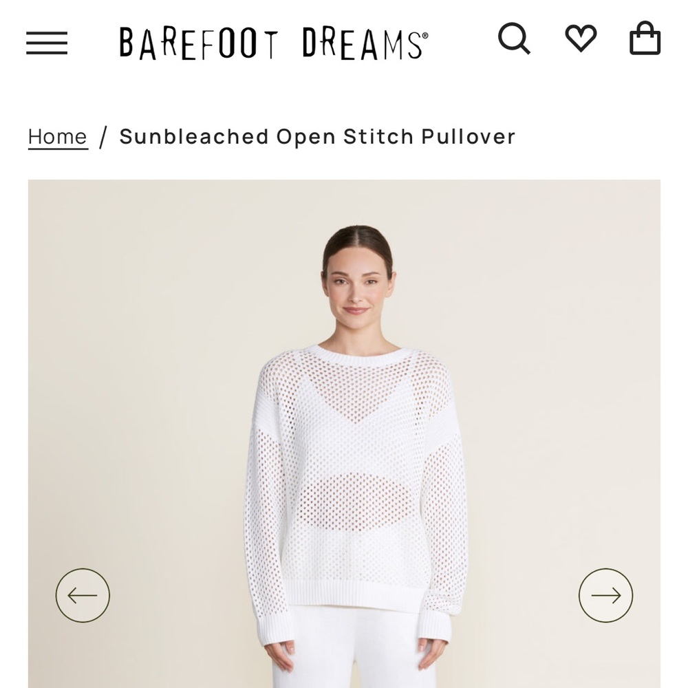 Barefoot Dreams | Swim Cover Knit Sweater